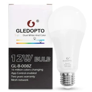 Gledopto 12W RGB+Dual White LED Bulb