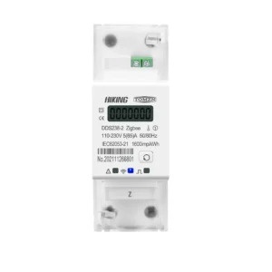 Hiking Single Phase 65A DIN Rail Energy Meter