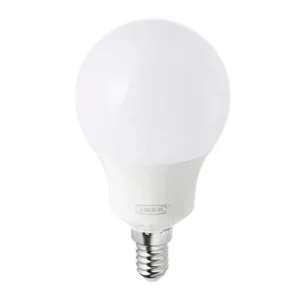 IKEA Tradfri LED bulb E12 400 lumen, dimmable, white spectrum, opal white