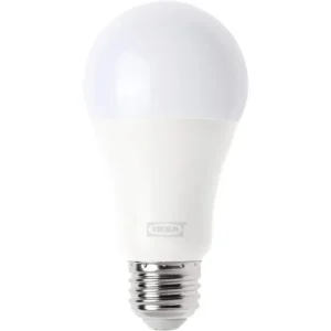 IKEA Tradfri LED bulb E26 1000 lumen, dimmable warm white globe opal white