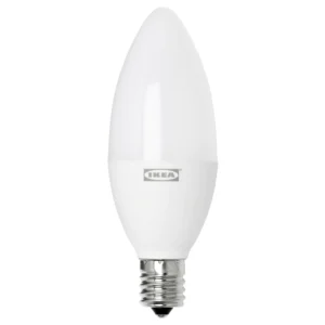 IKEA Tradfri LED bulb E17 400 lumen, wireless dimmable warm white, chandelier opal