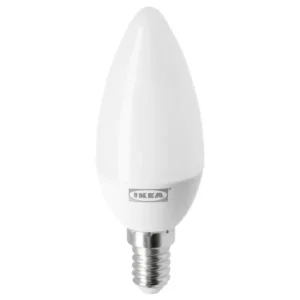 IKEA Tradfri LED bulb E14/E12 470 lumen, warm dimming, chandelier opal white