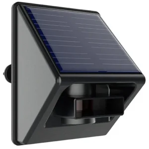 Luminea Outdoor PIR Sensor with Solar Panel