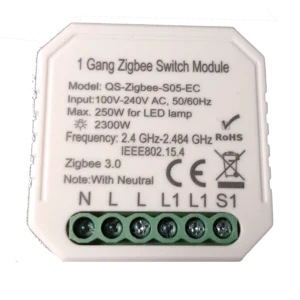 Tuya 1 Gang Power Monitoring Switch Module with Neutral