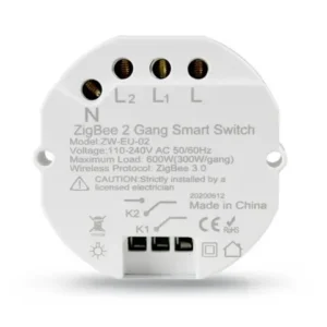 Zemismart 2 Gang Inline Switch