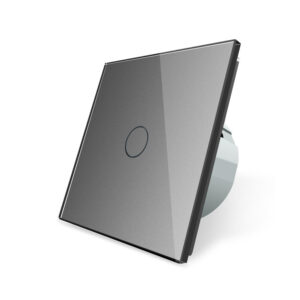 livolo Сенсорный выключатель Livolo ZigBee (Wi-Fi) 1 клавиша 1 модуль Серый