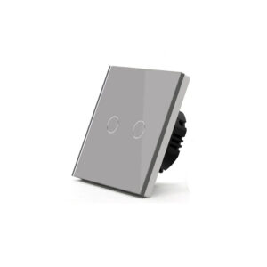Mvava Сенсорный выключатель Zigbee проходной, 2 клавиши 1 пост