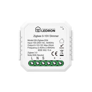 Ledron Умный диммер 0-10v для освещения, 220в, QS-Zigbee-D04, LEDRON