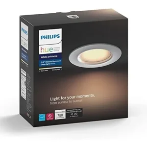 Philips Hue White Ambiance Dimmable LED Smart Retrofit Recessed 5/6” Downlight