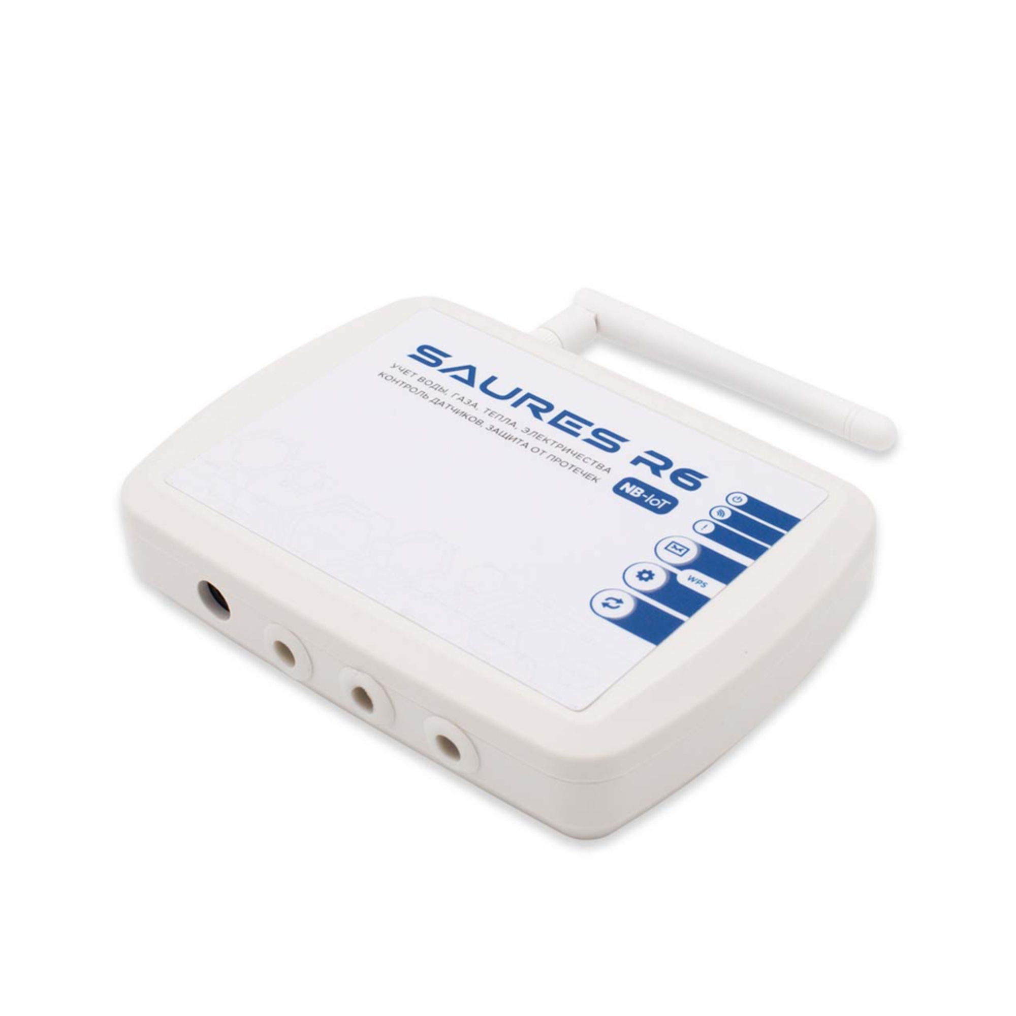 Saures Контроллер SAURES R6, NB-IoT, 8 каналов + 32 RS-485, внешнее питание 9-30 В, без SIM-карты