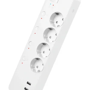 LELLKI Power Strip 16A 4000W 4AC + 2USB