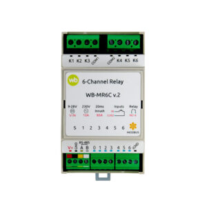 WirenBoard Модуль реле 6-канальный WB-MR6C v.2