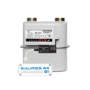Saures Счетчик газа Wi-Fi G4 (Правый, 4.0 м³/час)