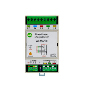 WirenBoard Трёхфазный счётчик с Modbus WB-MAP3E